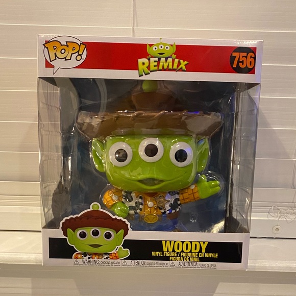 Funko Pop! Disney: Pixar Alien Remix - 10 Inch Alien as Woody Vinyl Figure - Picture 4 of 5